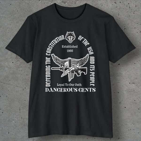 dangerous gents swat oath t shirt