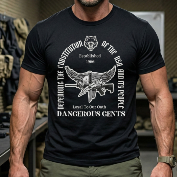 dangerous gents swat oath t shirt