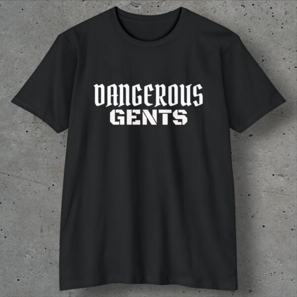 dangerous gents white logo t shirt
