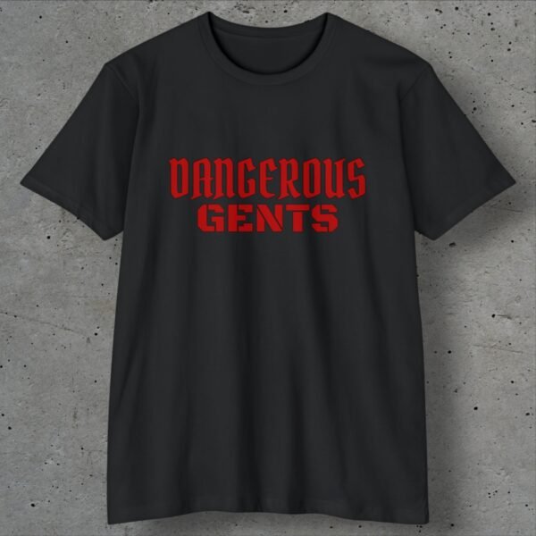 dangerous gents red logo t shirt