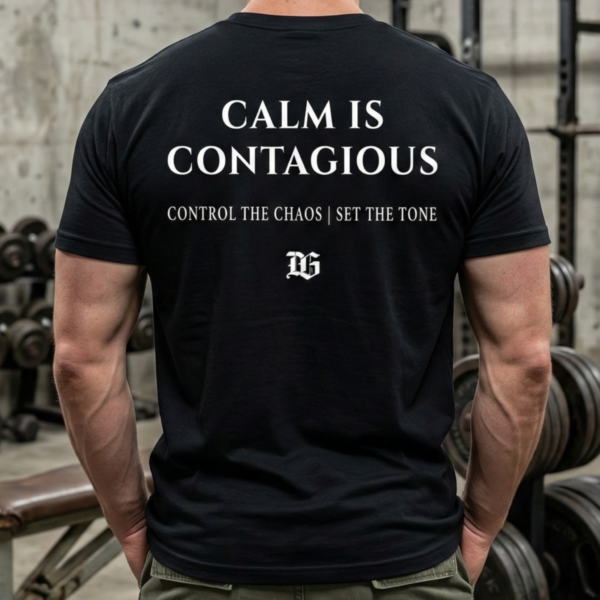 calm is contagious | code iv t shirt