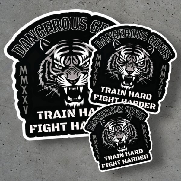Dangerous Gents Tiger Sticker