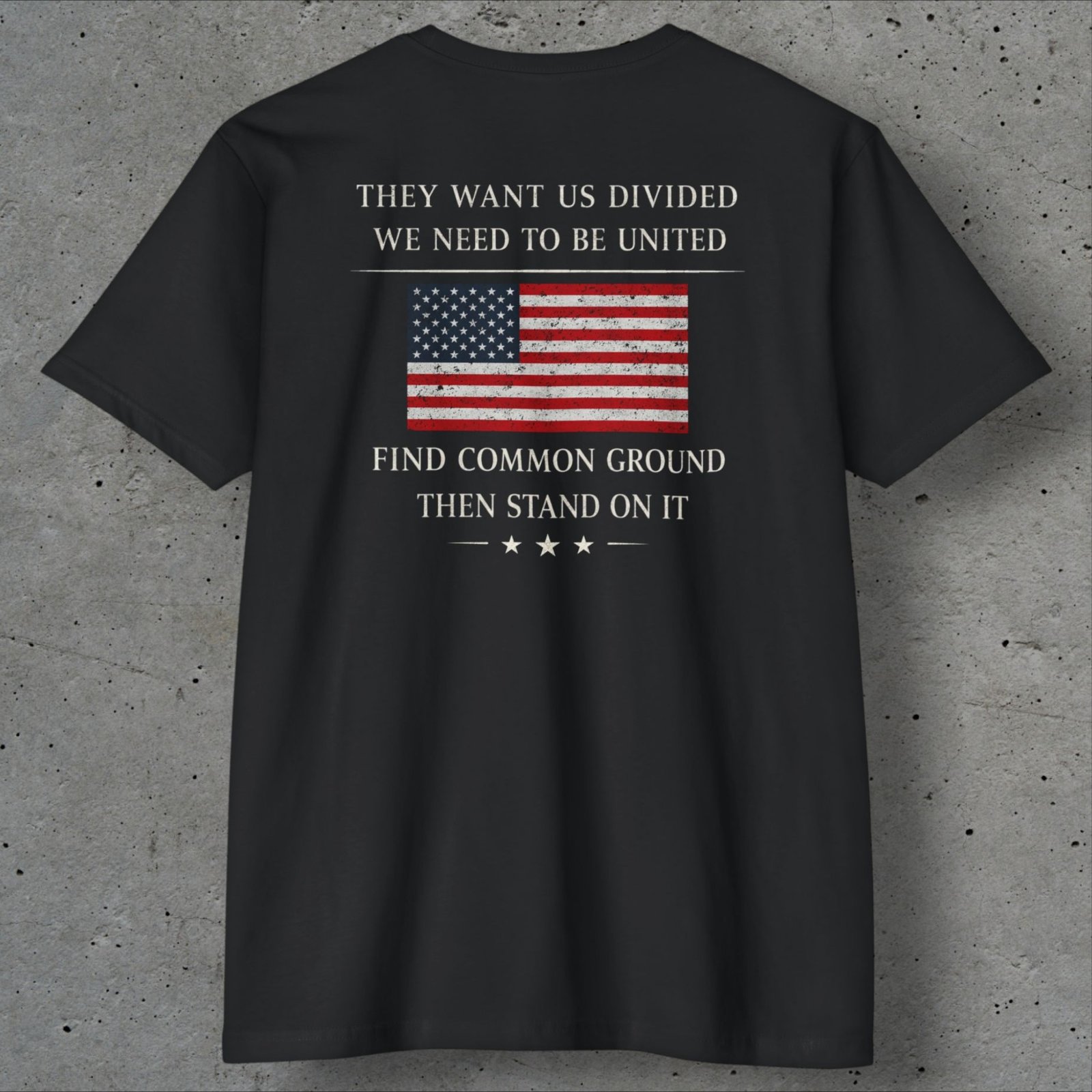 It’s OK to Disagree | Find Common Ground Patriotic T-Shirt - Image 3