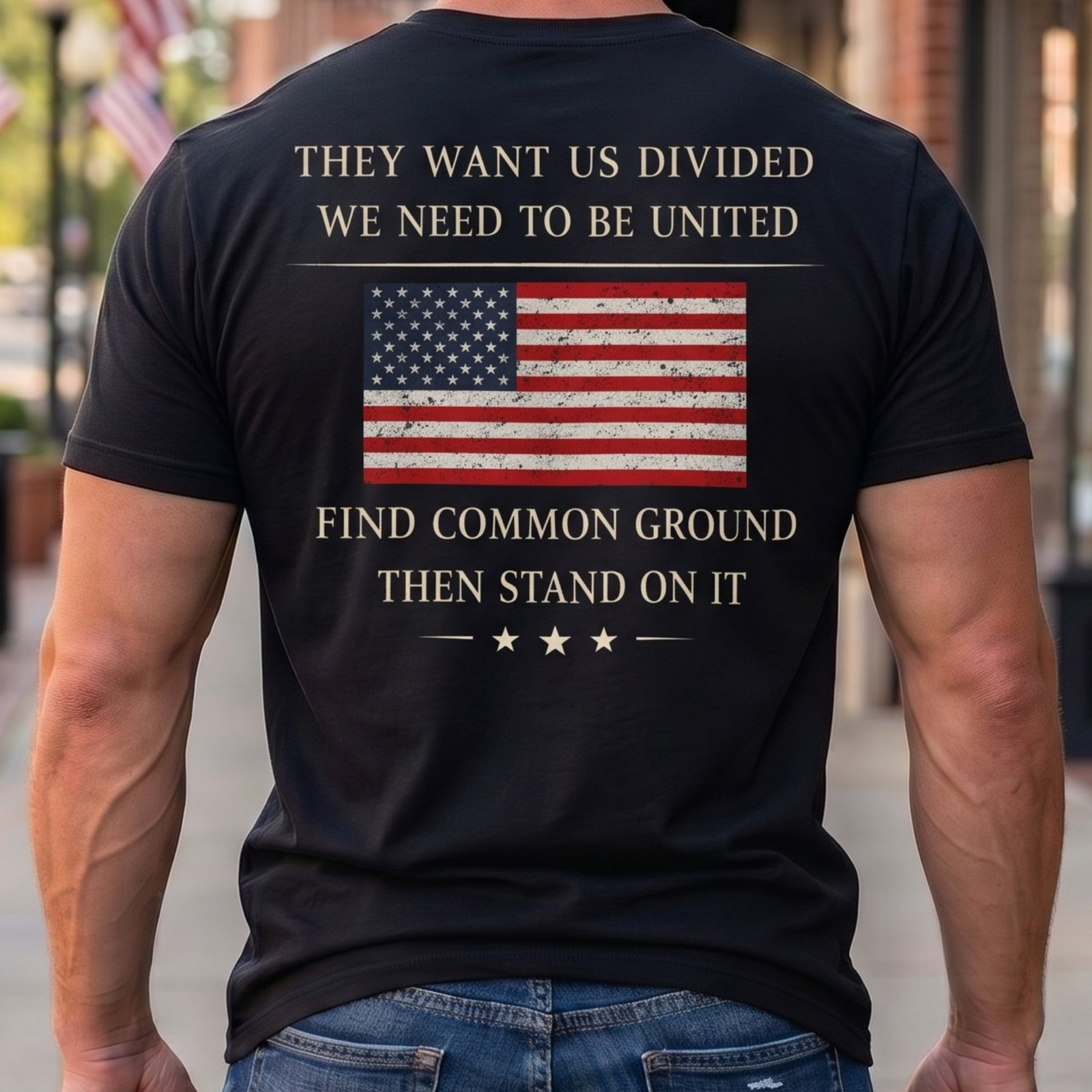 It’s OK to Disagree | Find Common Ground Patriotic T-Shirt